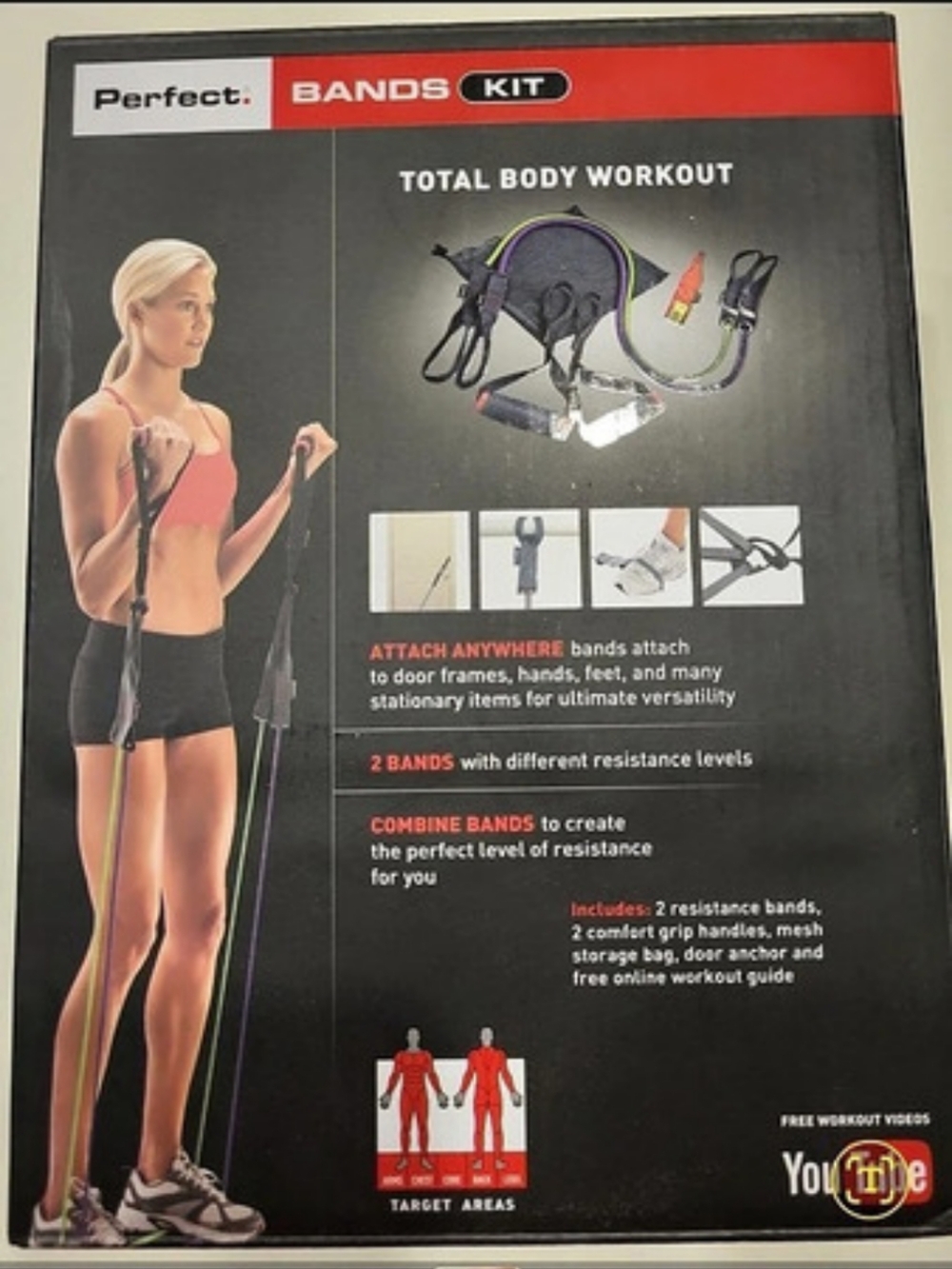Perfect Bands Kit Total Body Workout Kit
